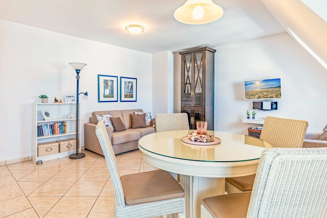 Wohnbereich Ferienwohnung Nordlicht Villa Atlantic
