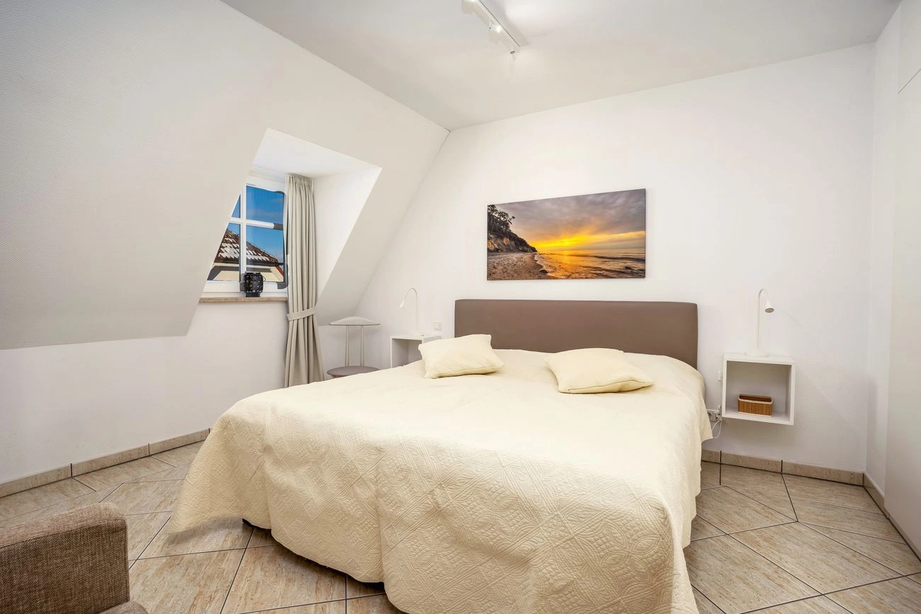 Schlafzimmer Ferienwohnung Nordlicht Villa Atlantic
