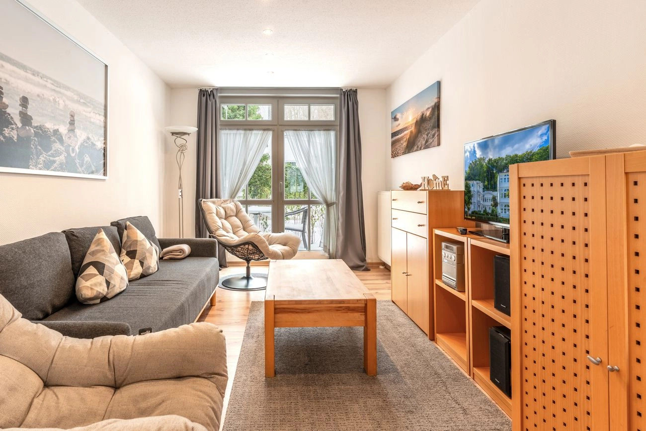 Villa Eden Fewo 11 Wohnbereich