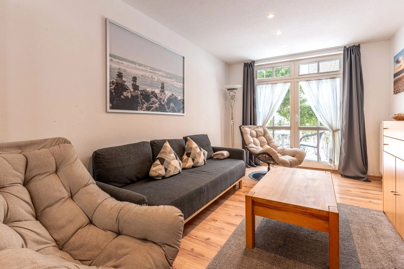 Villa Eden Fewo 11 Wohnbereich