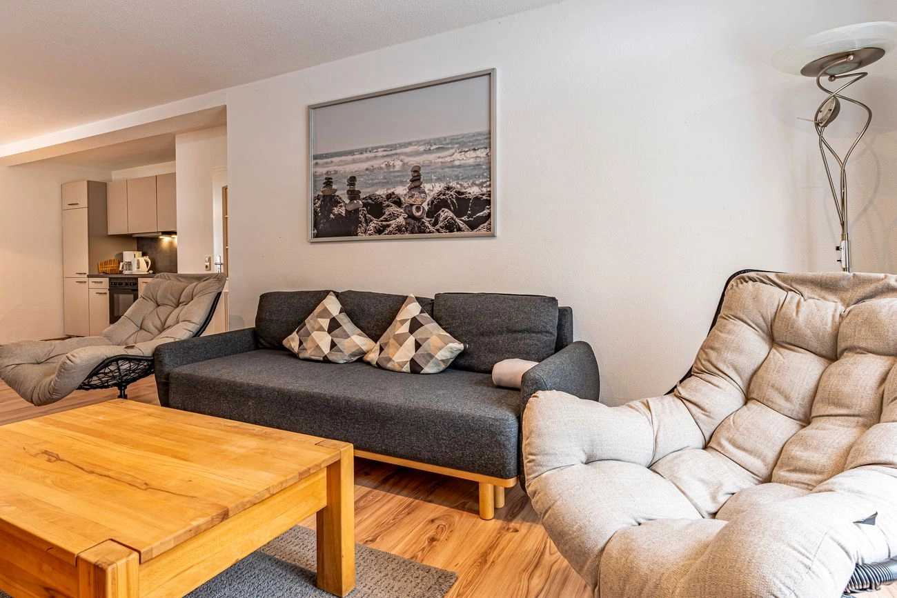 Villa Eden Fewo 11 Wohnbereich