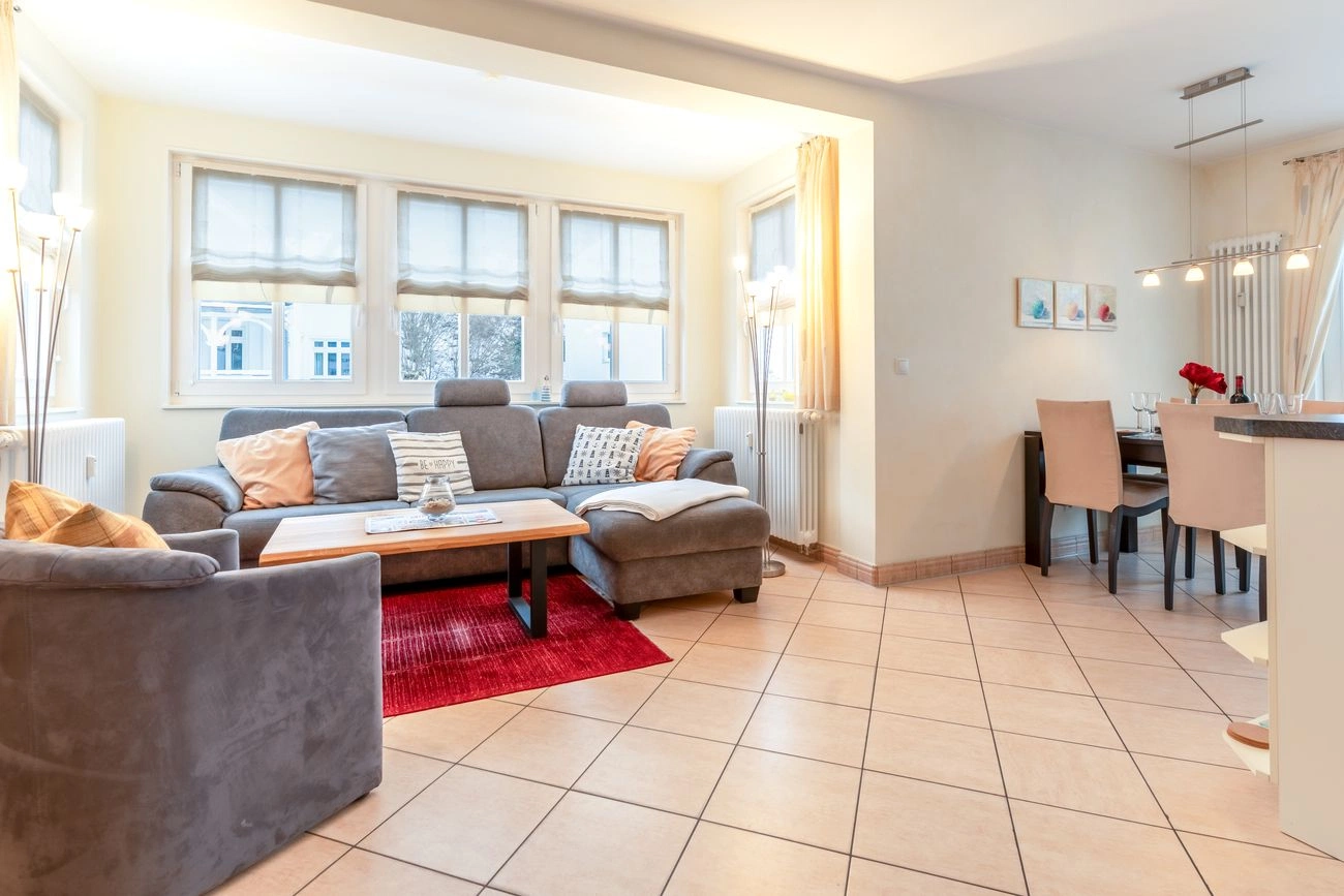 Ferienwohnung 8 Residenz am Kurpark 3 Wohnbereich Fewo 8 Residenz am Kurpark