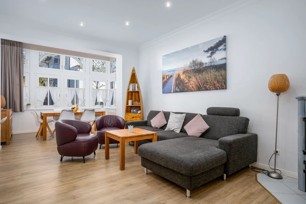 Wohnung 1 Typ 6 Villa Eden 1 Wohnbereich Villa Eden Ferienwohnung 1 in Binz