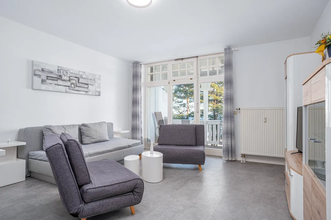 Wohnbereich Villa Strandidyll Fewo 10