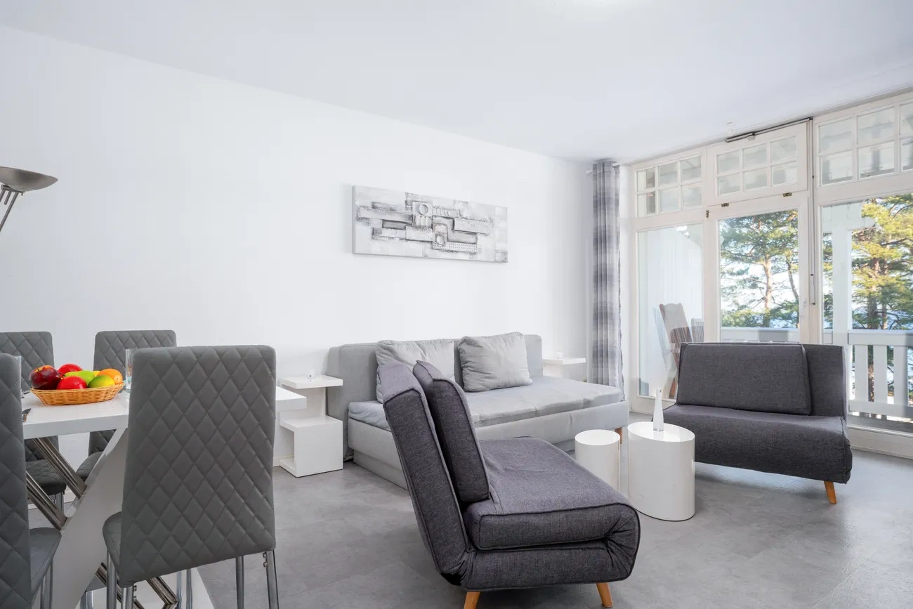 Wohnbereich Villa Strandidyll Fewo 10