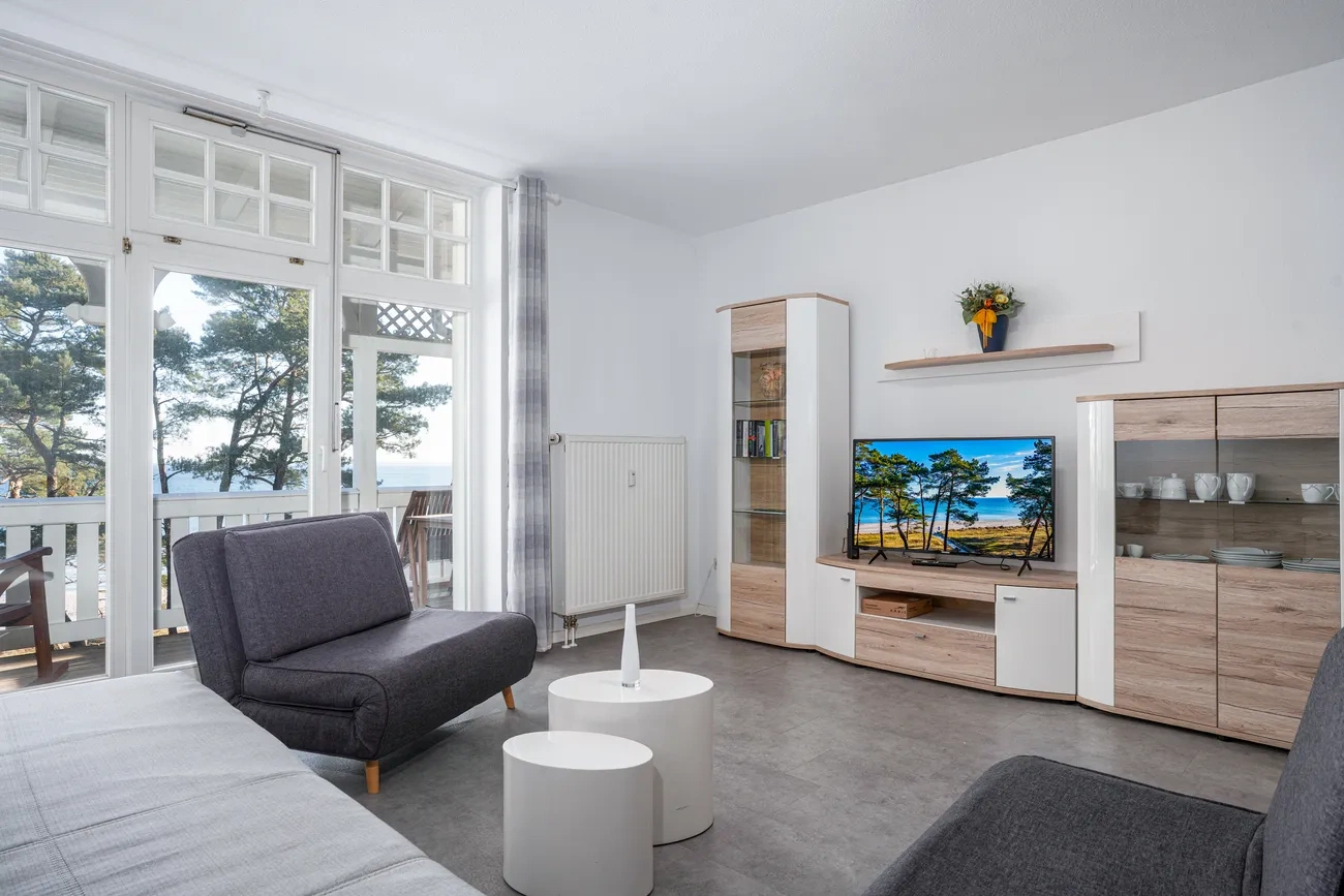 Wohnbereich Villa Strandidyll Fewo 10