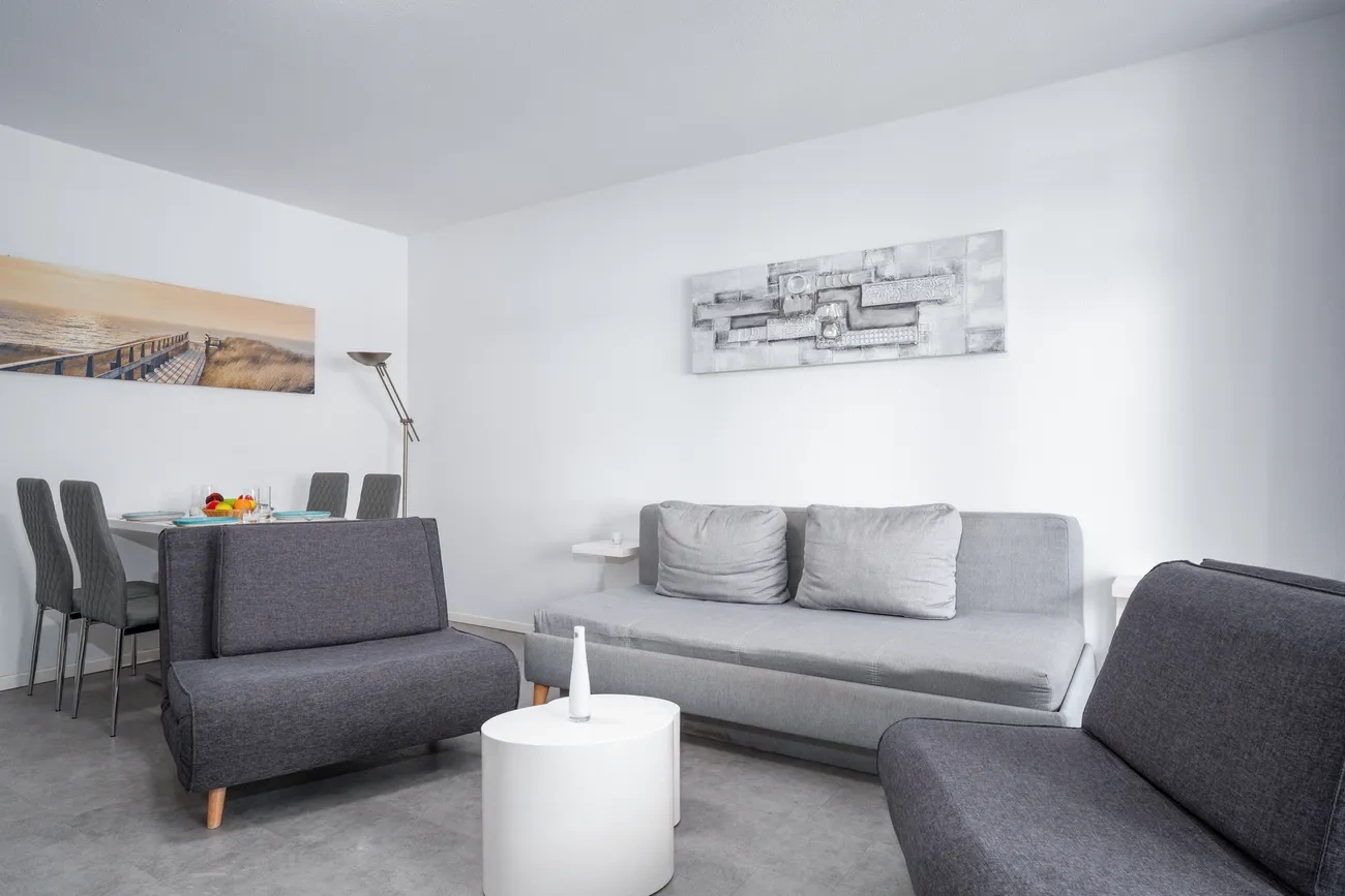 Wohnbereich Villa Strandidyll Fewo 10