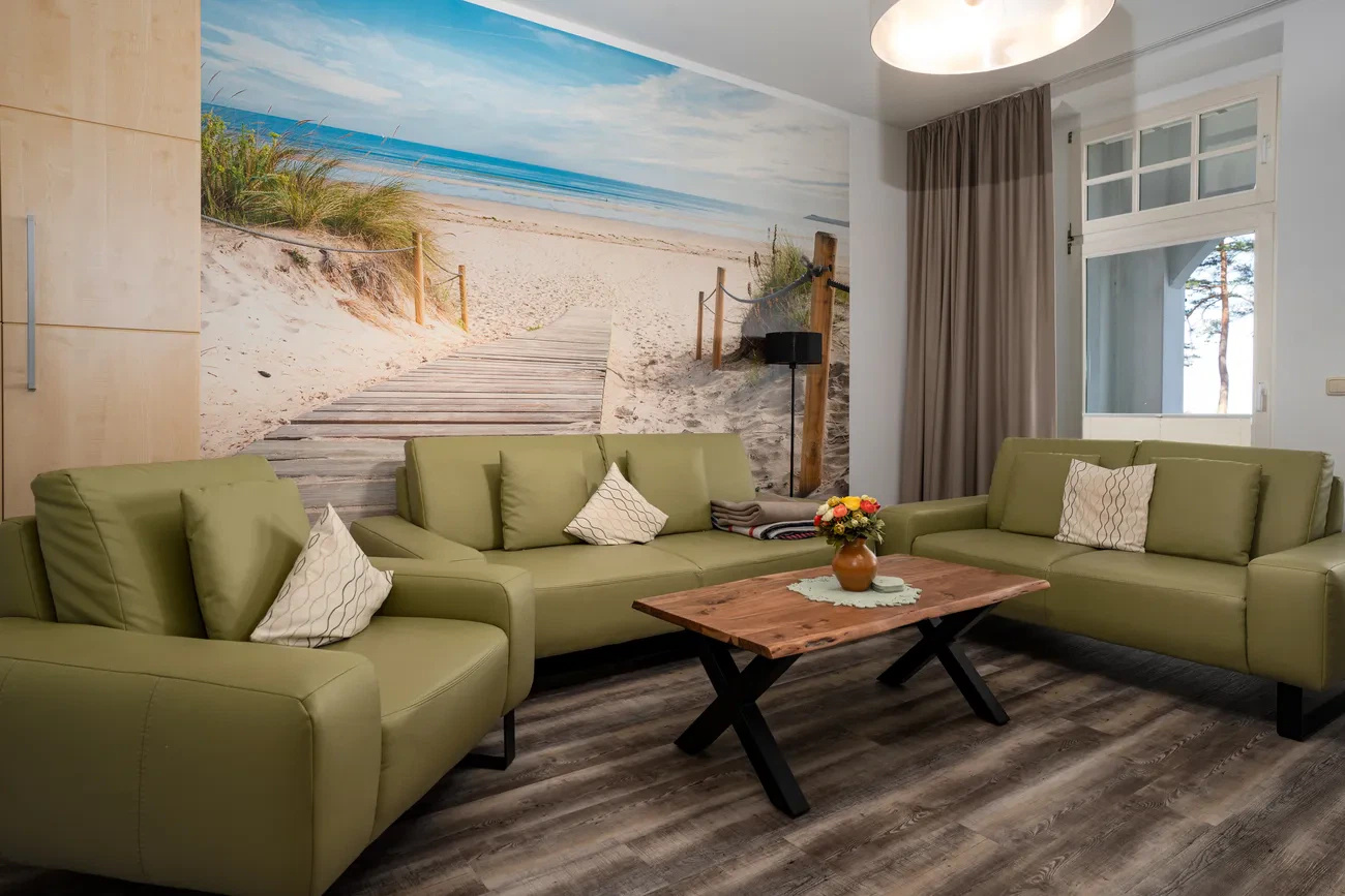 Wohnbereich Ferienwohnung 4 Strandidyll Binz