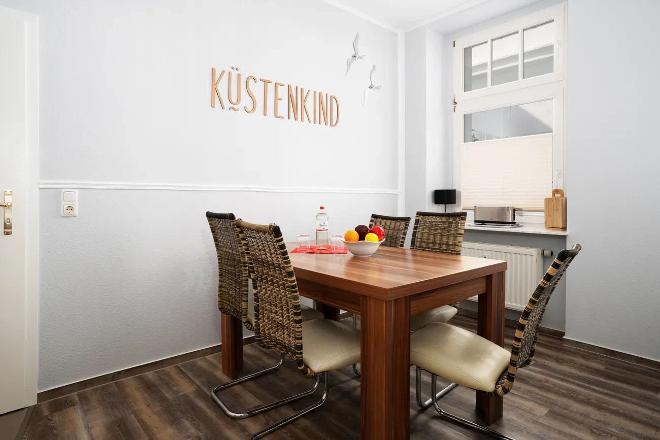 Essbereich Ferienwohnung 4 Strandidyll Binz