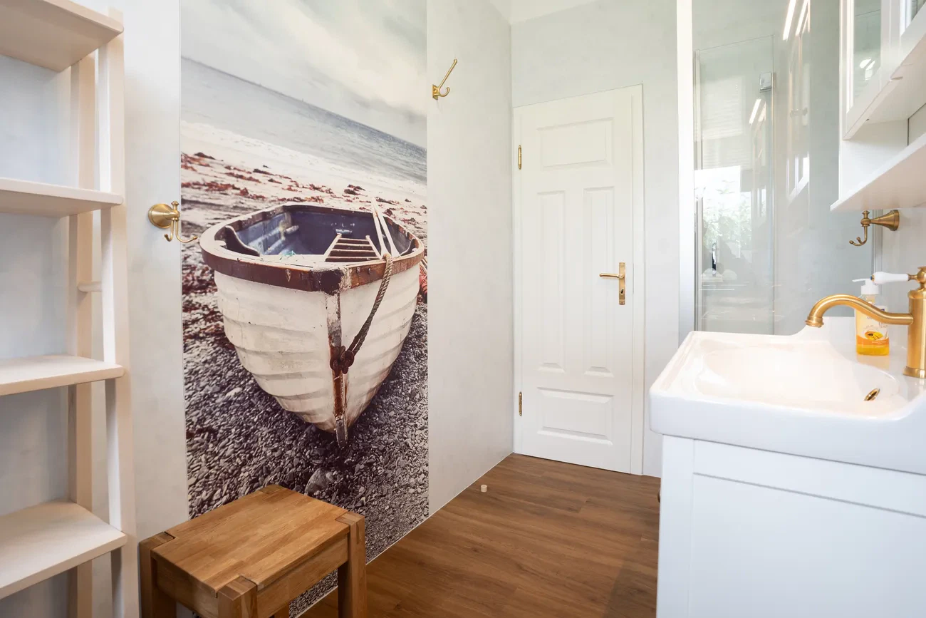 neues Duschbad mit Tageslicht Ferienwohnung 4 Strandidyll Binz