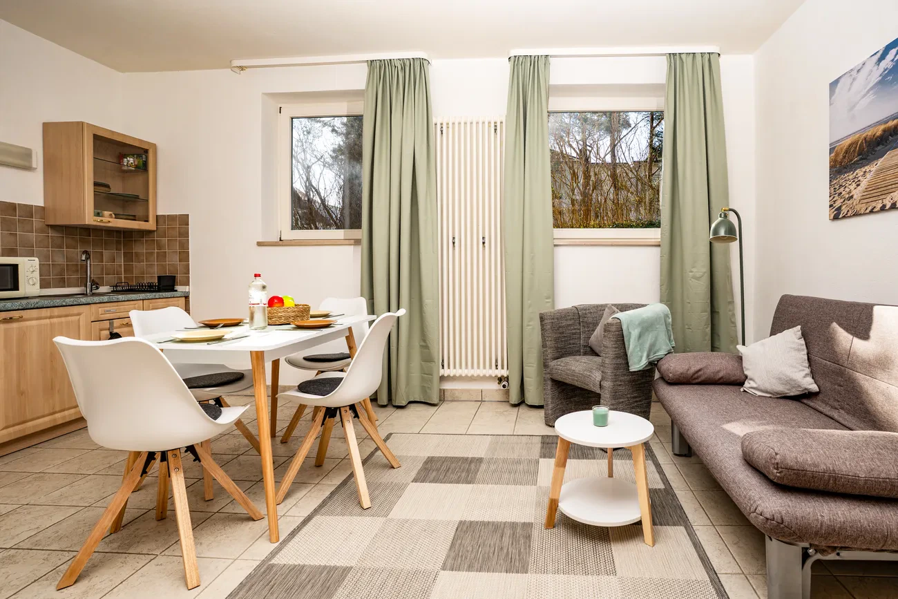 Fewo 1 Himmelblau Lottumstraße Binz Rügen Wohnbereich