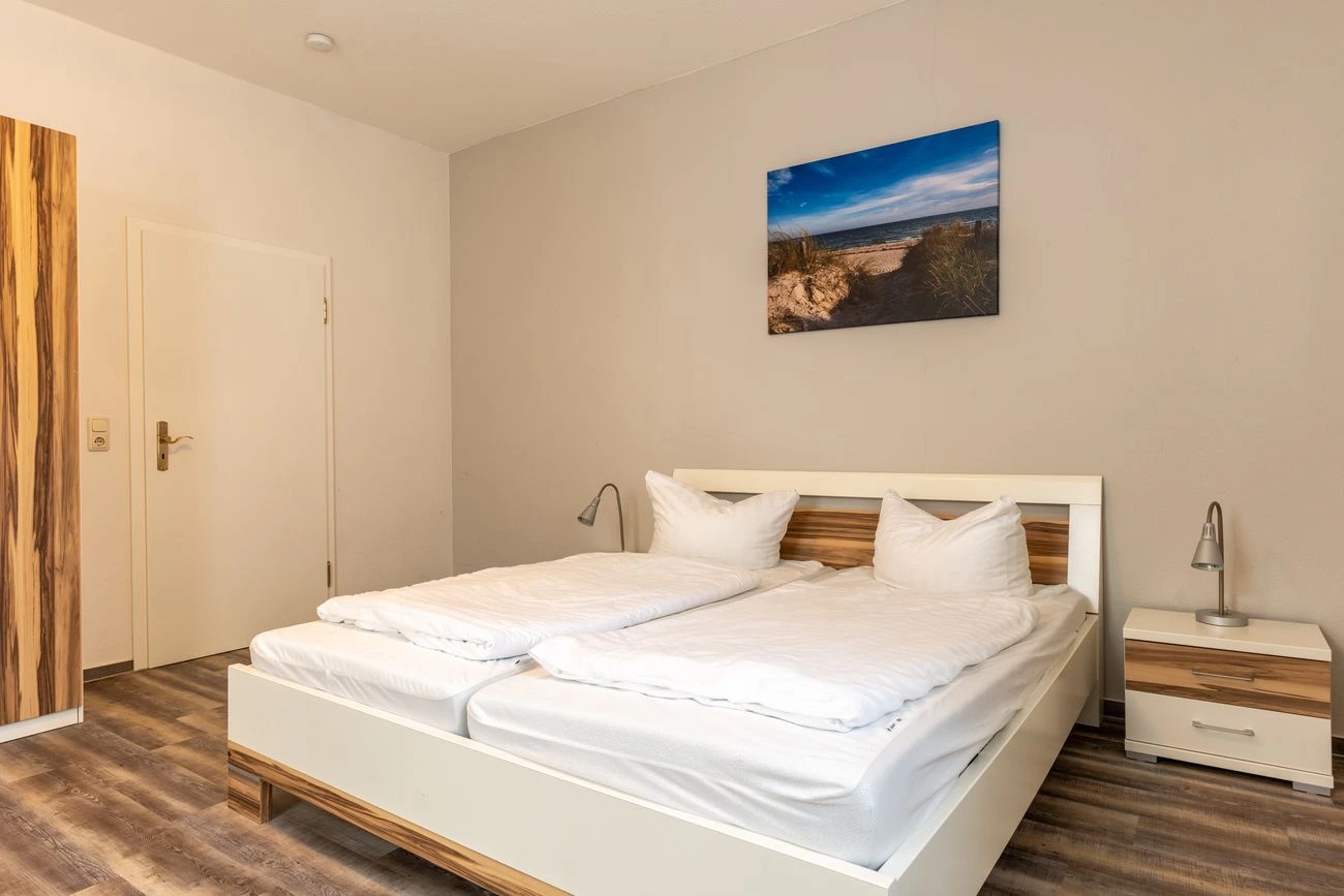 Schlafzimmer Ferienwohnung 4 Strandidyll Binz